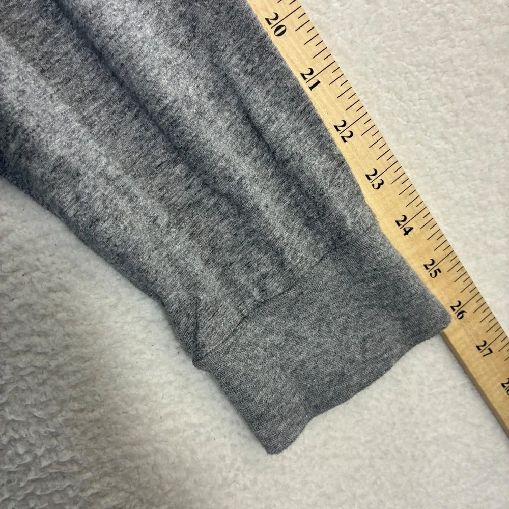 Polo‎ Ralph Lauren Hoodie Mens M Gray Lightweight Spellout Pullover Embroidered